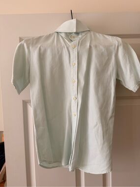 Mint Short Sleeve English Riding Shirt
